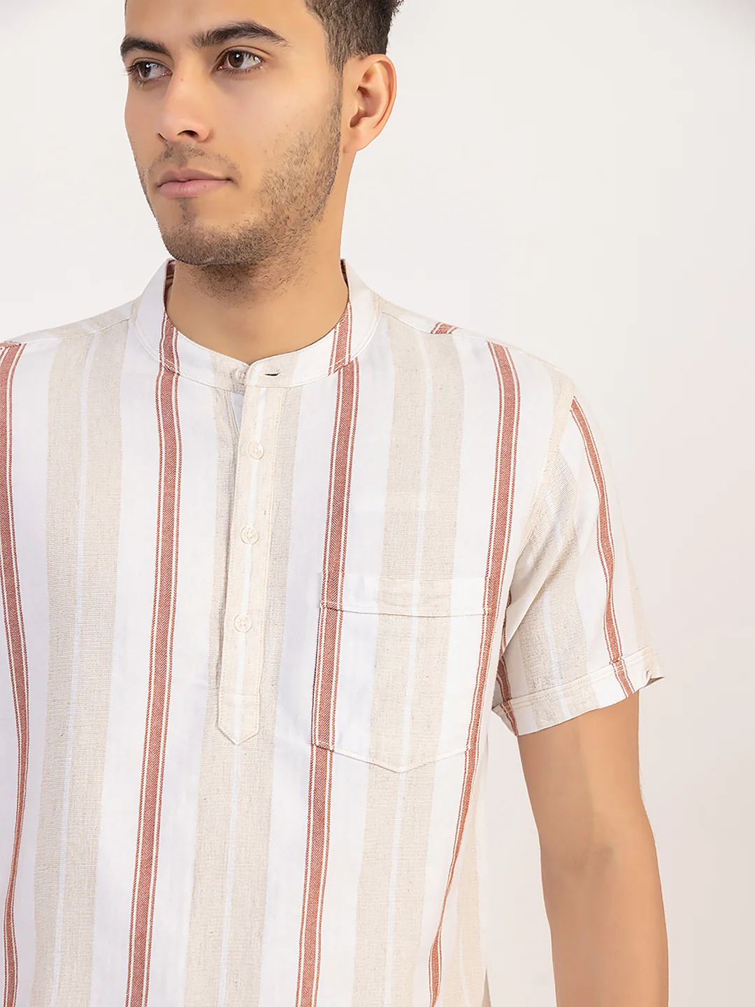 Classic Fit Short Kurta - Image 5