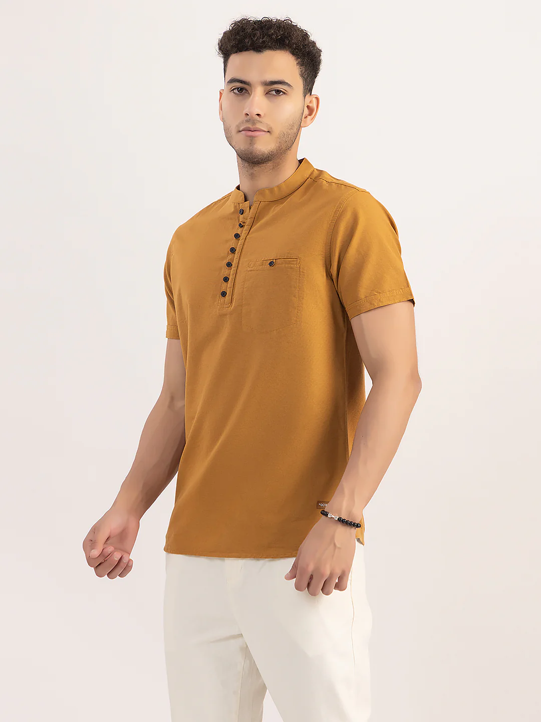Regular Fit Short Kurta - Image 3