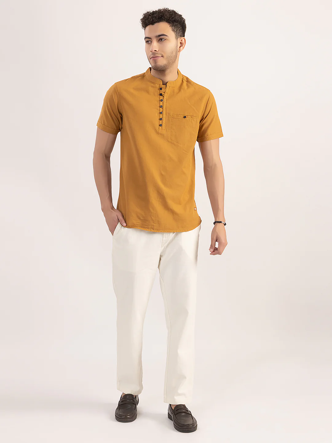 Regular Fit Short Kurta - Image 7