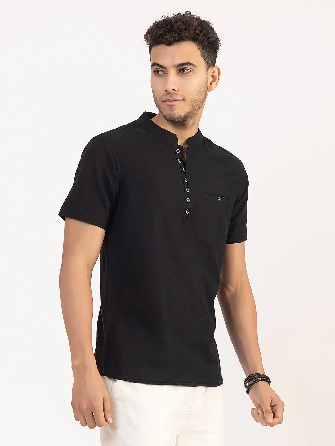 Solid Short Kurta