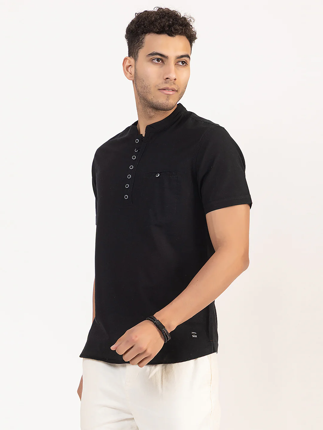 Solid Short Kurta - Image 4