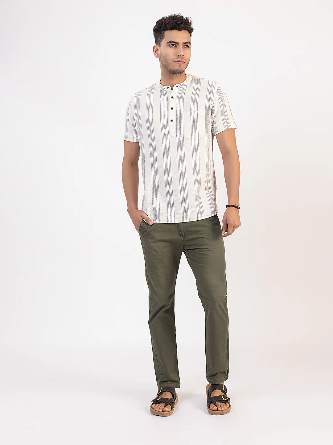 Trend Fit Short Kurta - Image 7