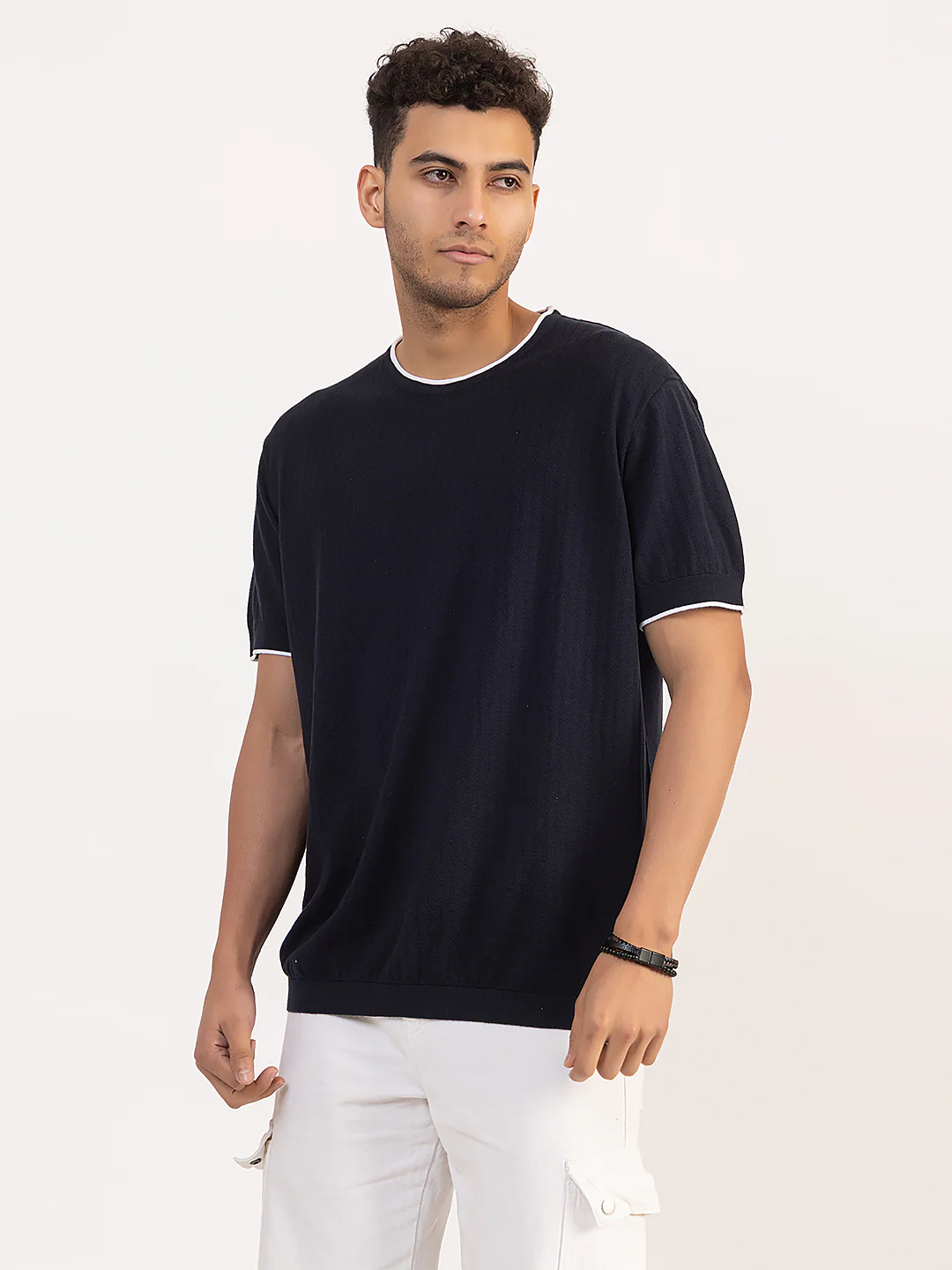 Men’s Fine Knit Summer T-Shirt - Image 4