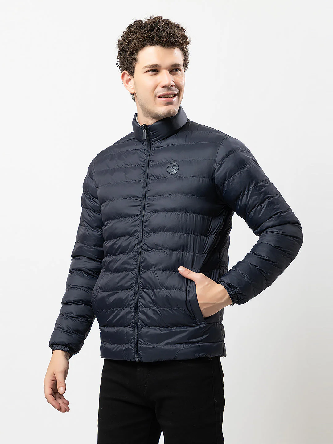 Men's High-Neck Puffer Jacket - Image 2