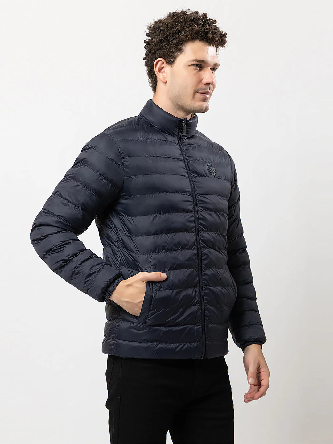 Men's High-Neck Puffer Jacket - Image 3