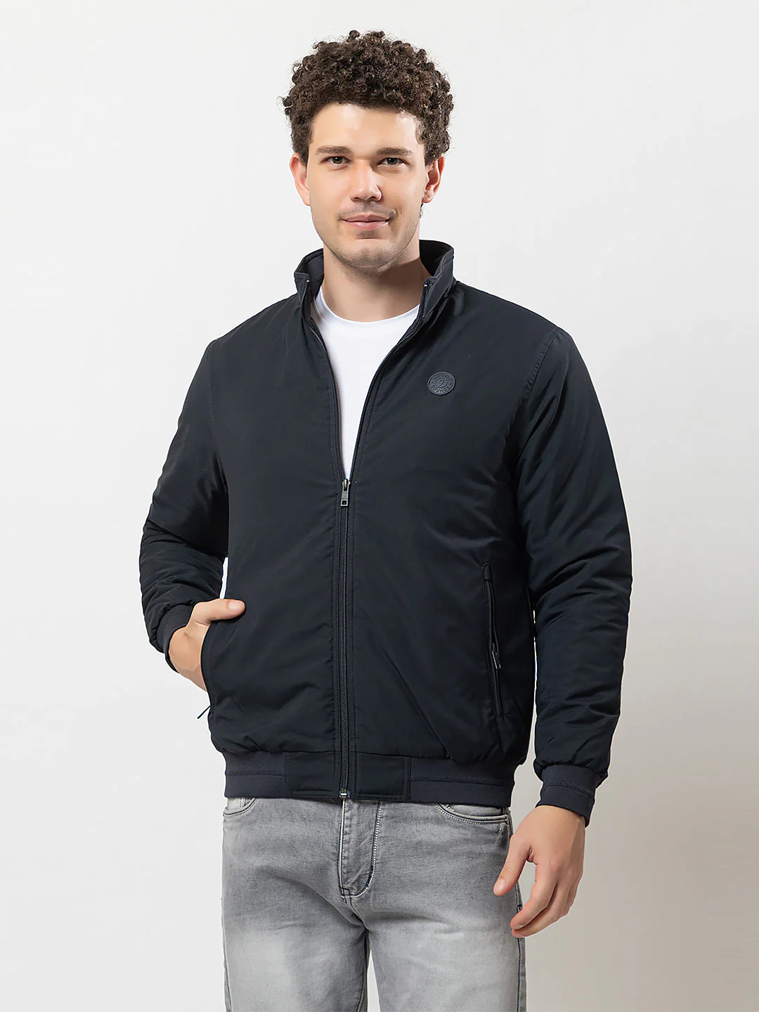 Men's High-Neck Straight Jacket