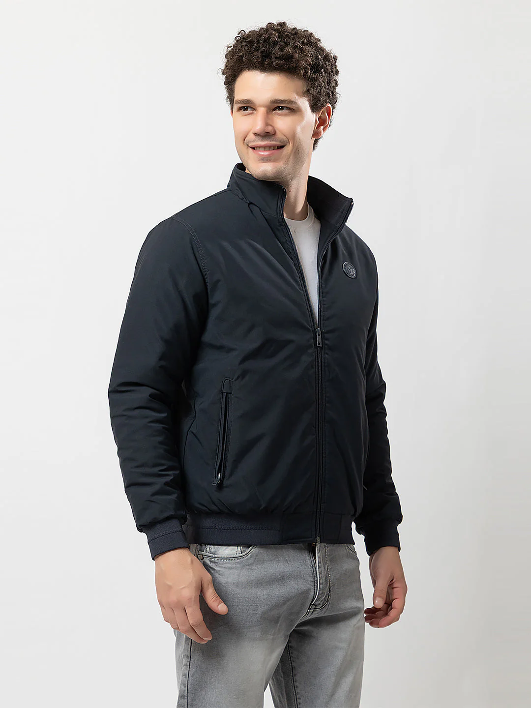 Men's High-Neck Straight Jacket - Image 3