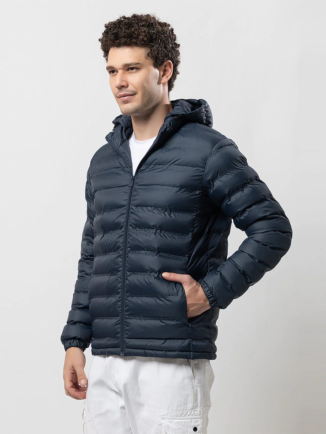 Men's Hooded Puffer Jacket - Image 3