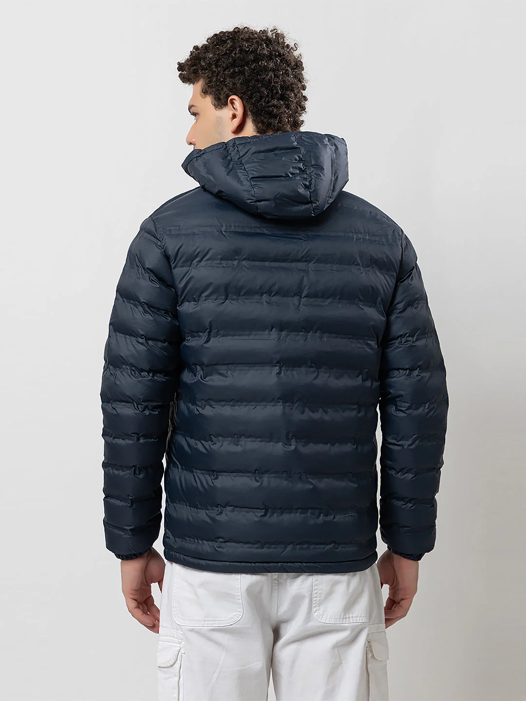 Men's Hooded Puffer Jacket - Image 4