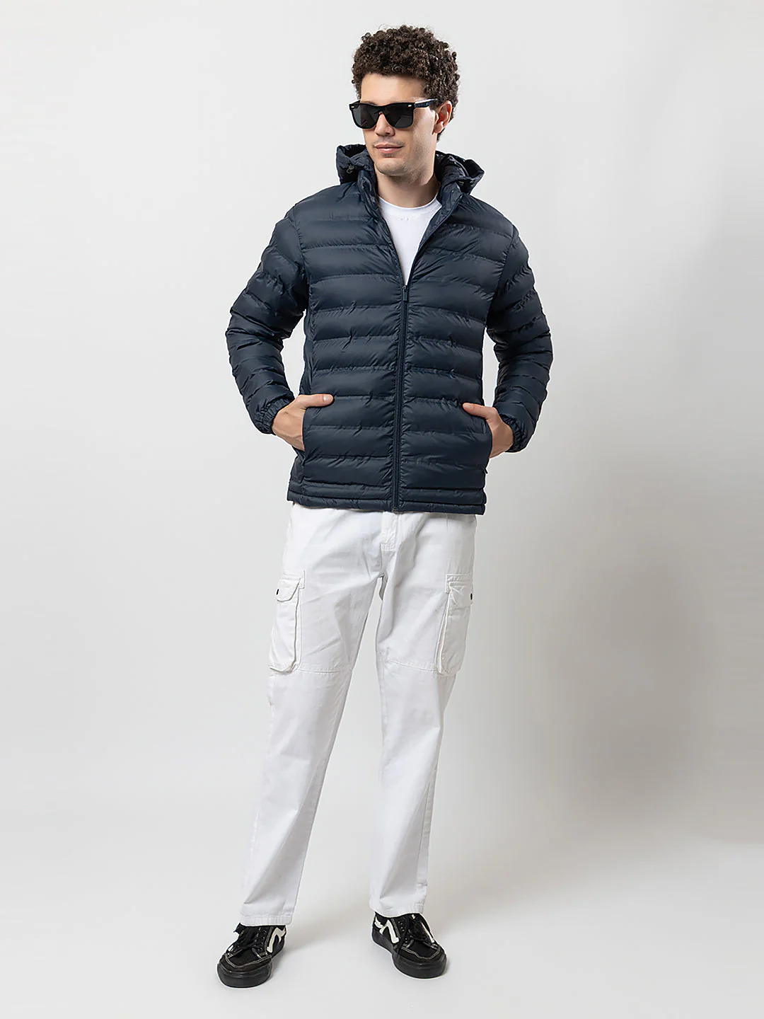 Men's Hooded Puffer Jacket - Image 7
