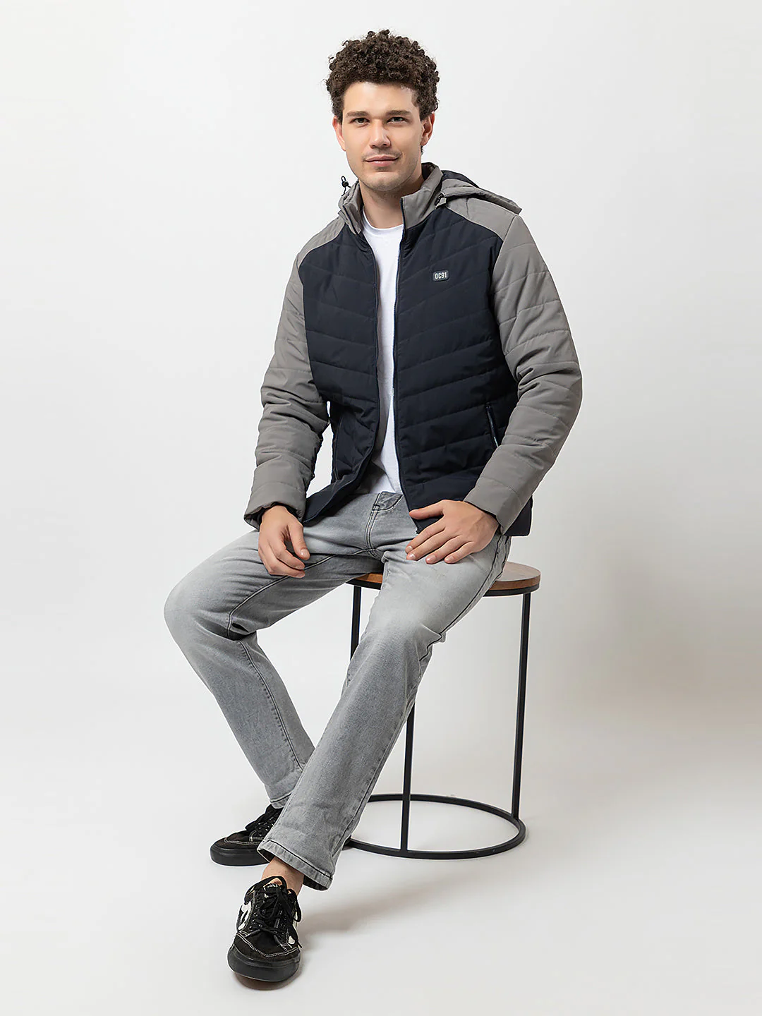 Men's Hooded Quilted Jacket - Image 6