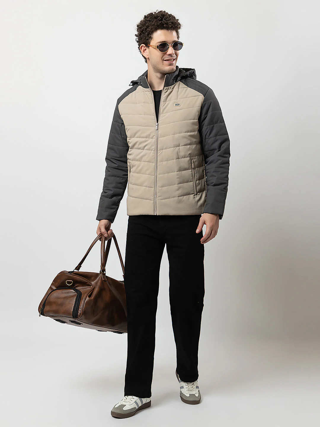 Men's Hooded Quilted Jacket - Image 7