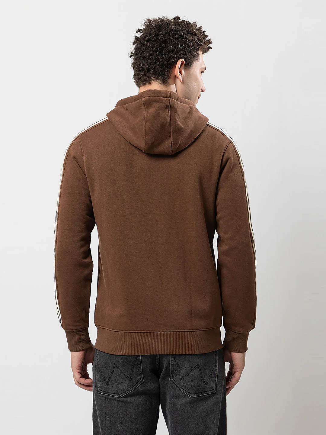 Men's Hooded Zipper Sweatshirt - Image 4