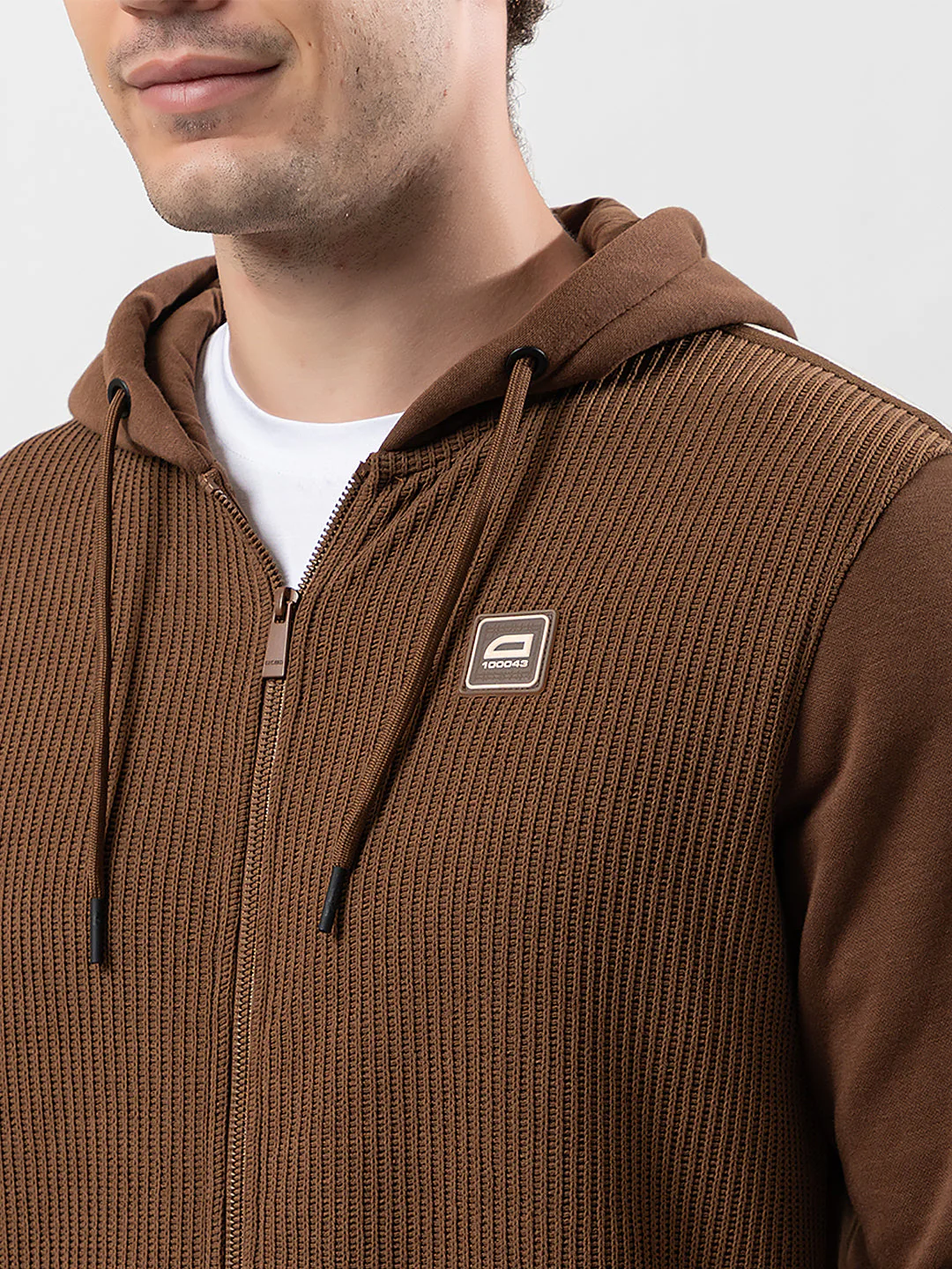 Men's Hooded Zipper Sweatshirt - Image 5