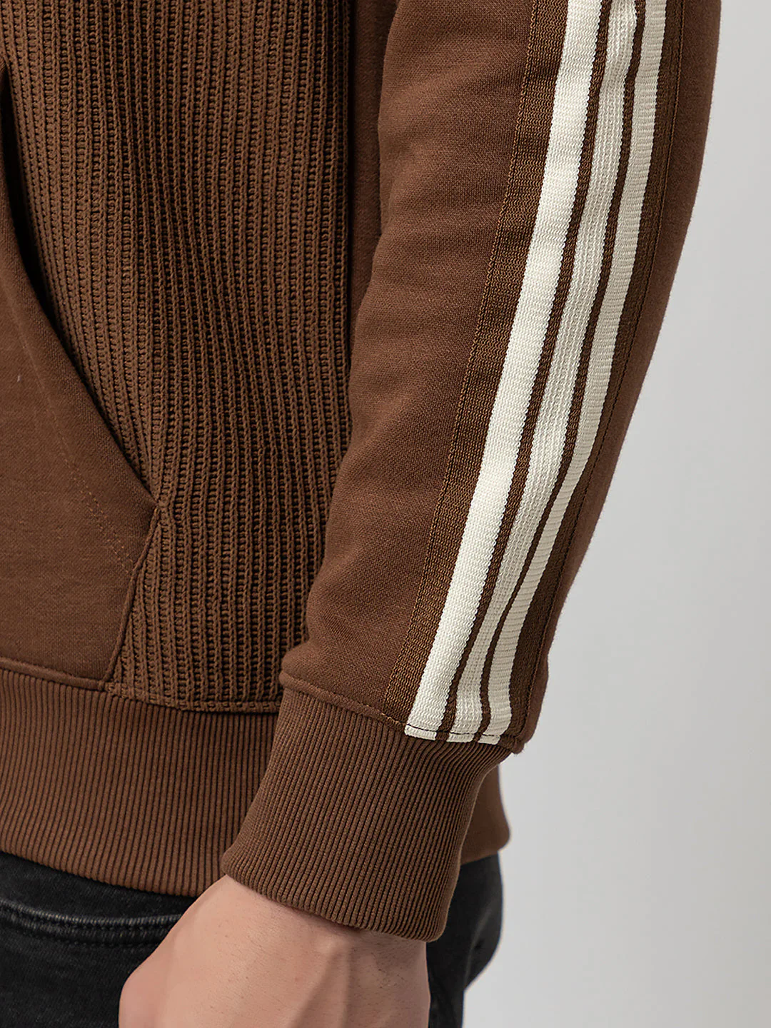 Men's Hooded Zipper Sweatshirt - Image 6
