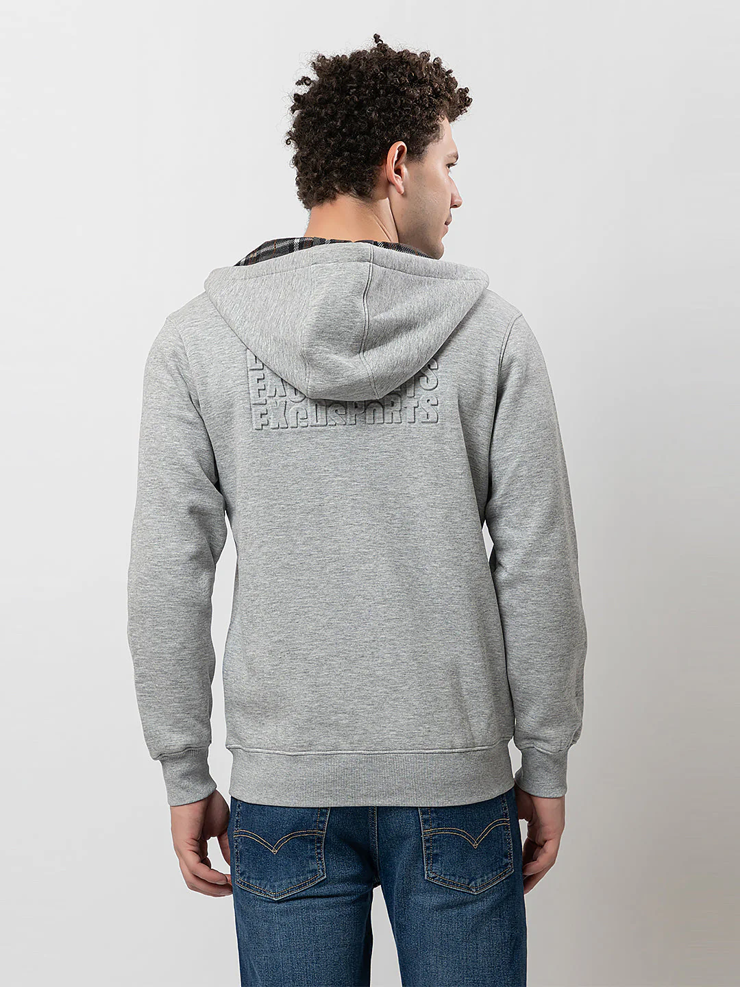 Men's Hooded Zipper Sweatshirt - Image 4