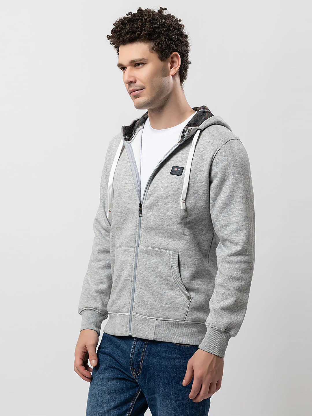 Men's Hooded Zipper Sweatshirt - Image 6