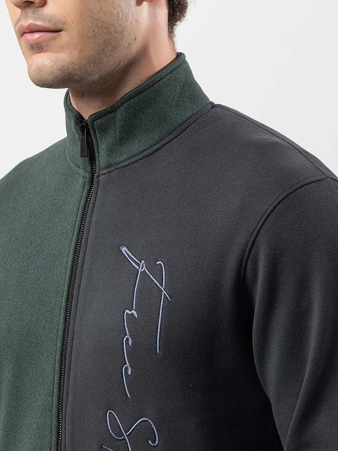 Men's Hooded Zipper Sweatshirt - Image 5