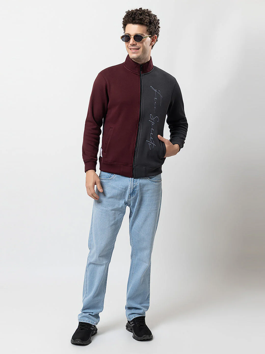 Men's Hooded Zipper Sweatshirt - Image 7