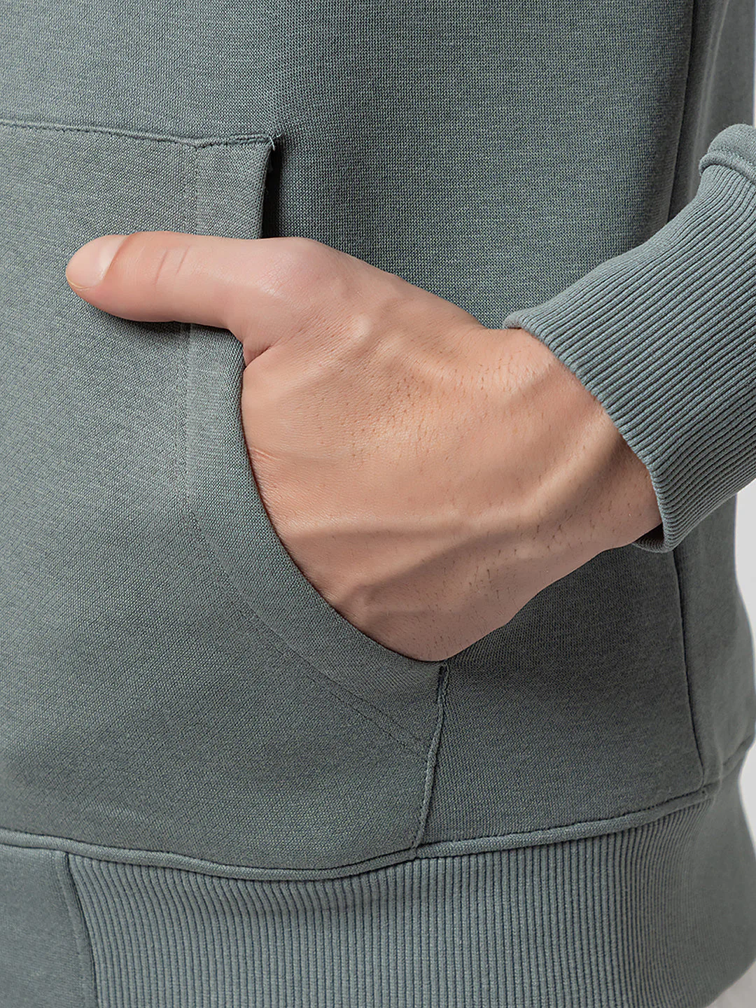 Men's Hooded Zipper Sweatshirt - Image 5