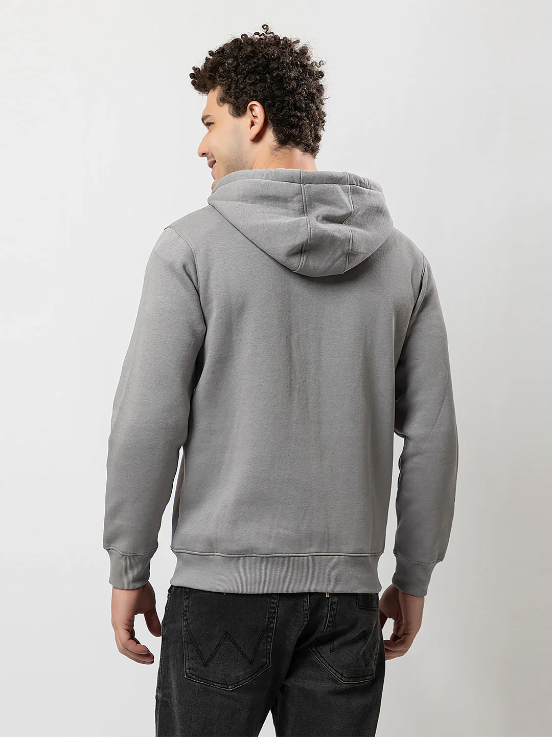 Men's Hooded Zipper Sweatshirt - Image 4