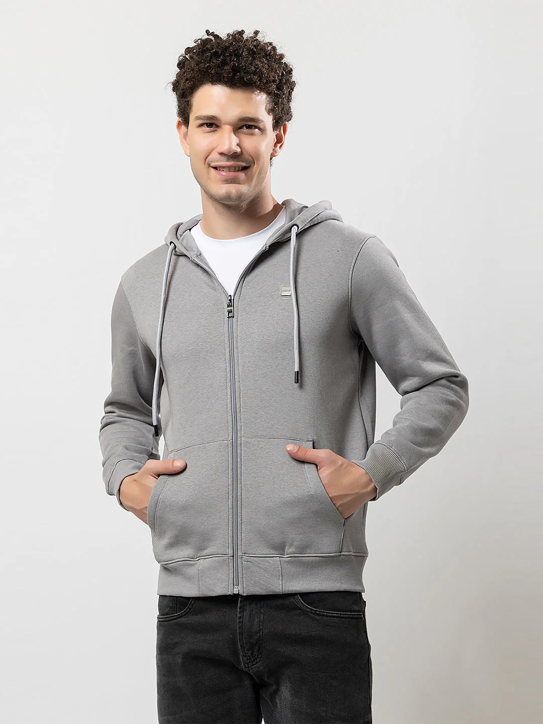 Men's Hooded Zipper Sweatshirt - Image 5