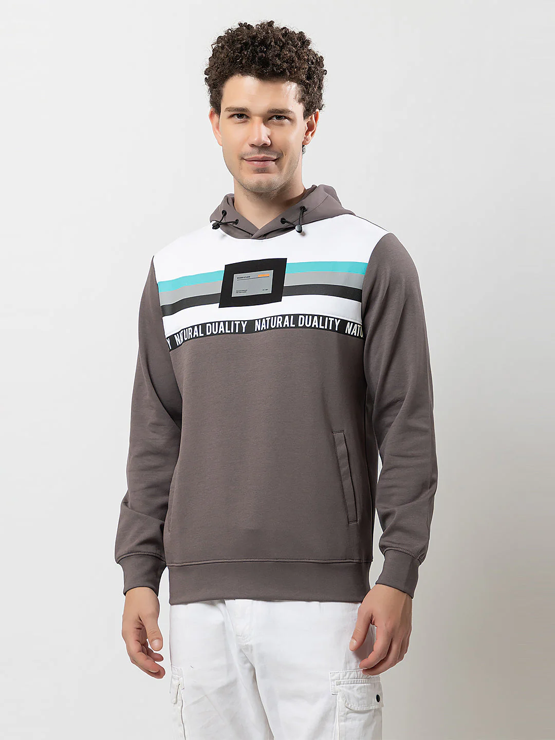 Men's Multicolour Hoodie Sweatshirt