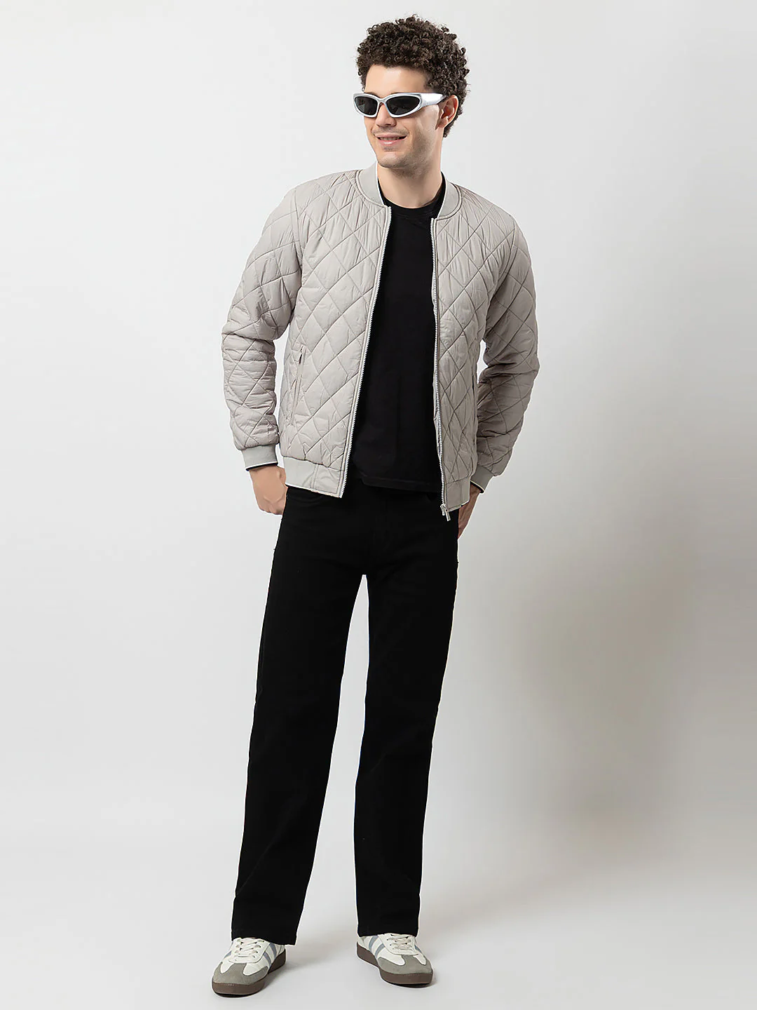 Men's Quilted Zipper Jacket - Image 7