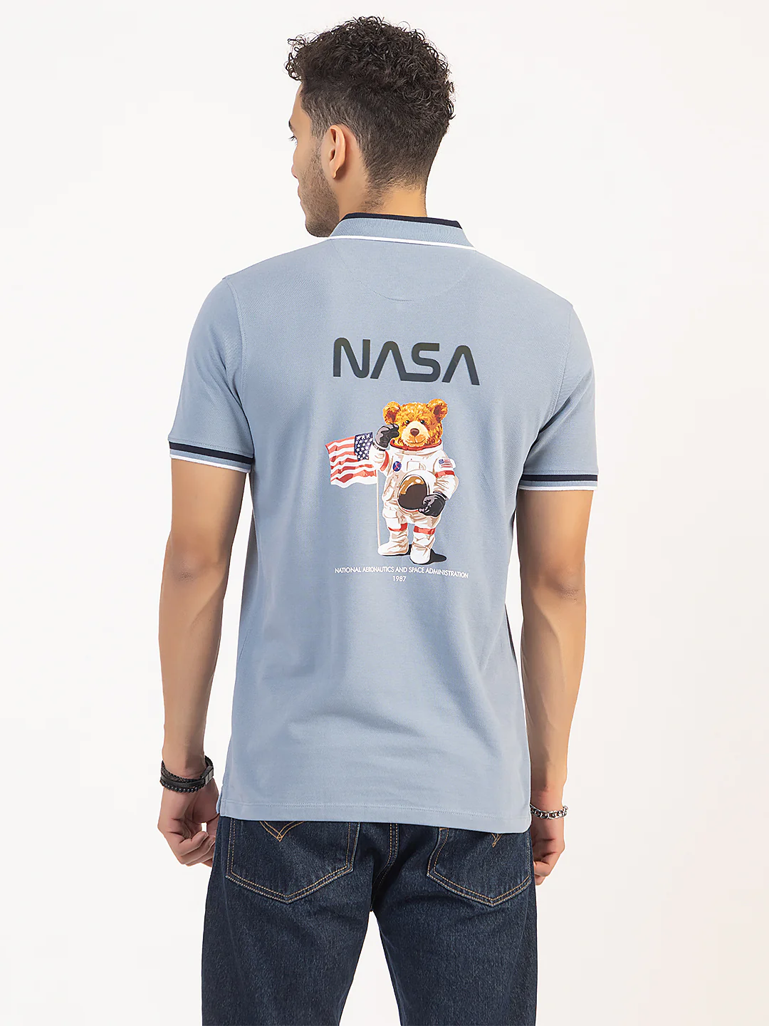 Men’s Slim Fit Polo T-Shirt - Image 2