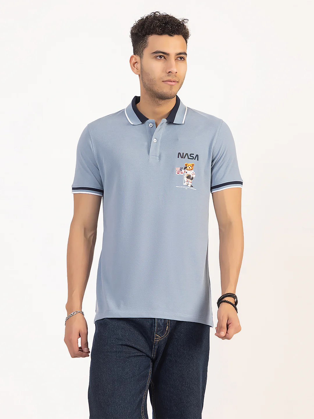 Men’s Slim Fit Polo T-Shirt - Image 3