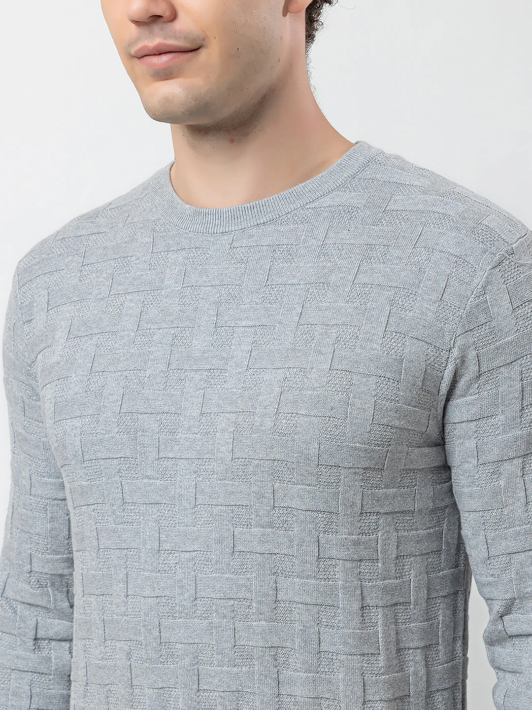 Men’s Solid Color Sweater - Image 5