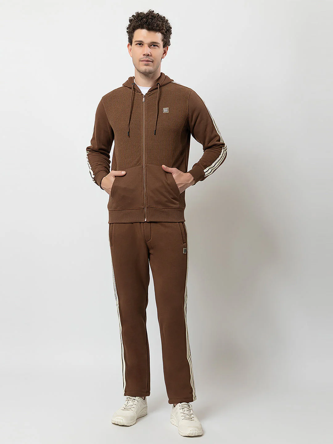Men's Solid Jogging Suit - Image 7