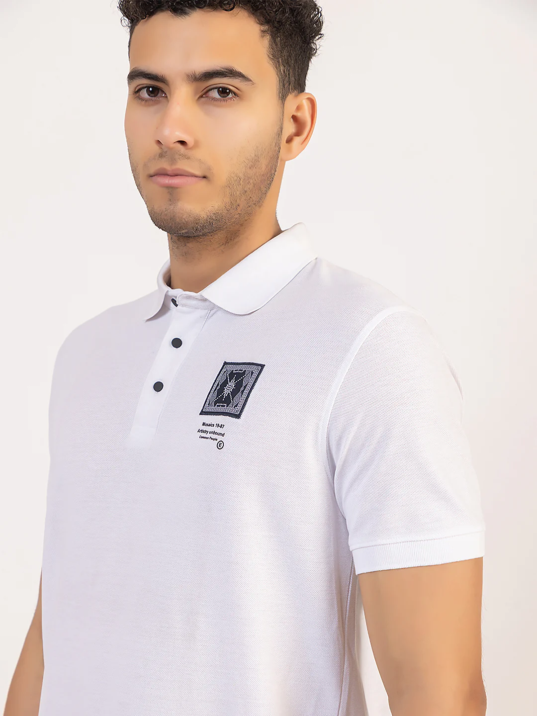 Men’s Solid Polo T-Shirt - Image 5