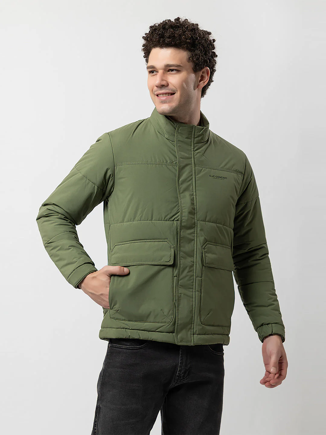 Men's Straight Biker Jacket - Image 3