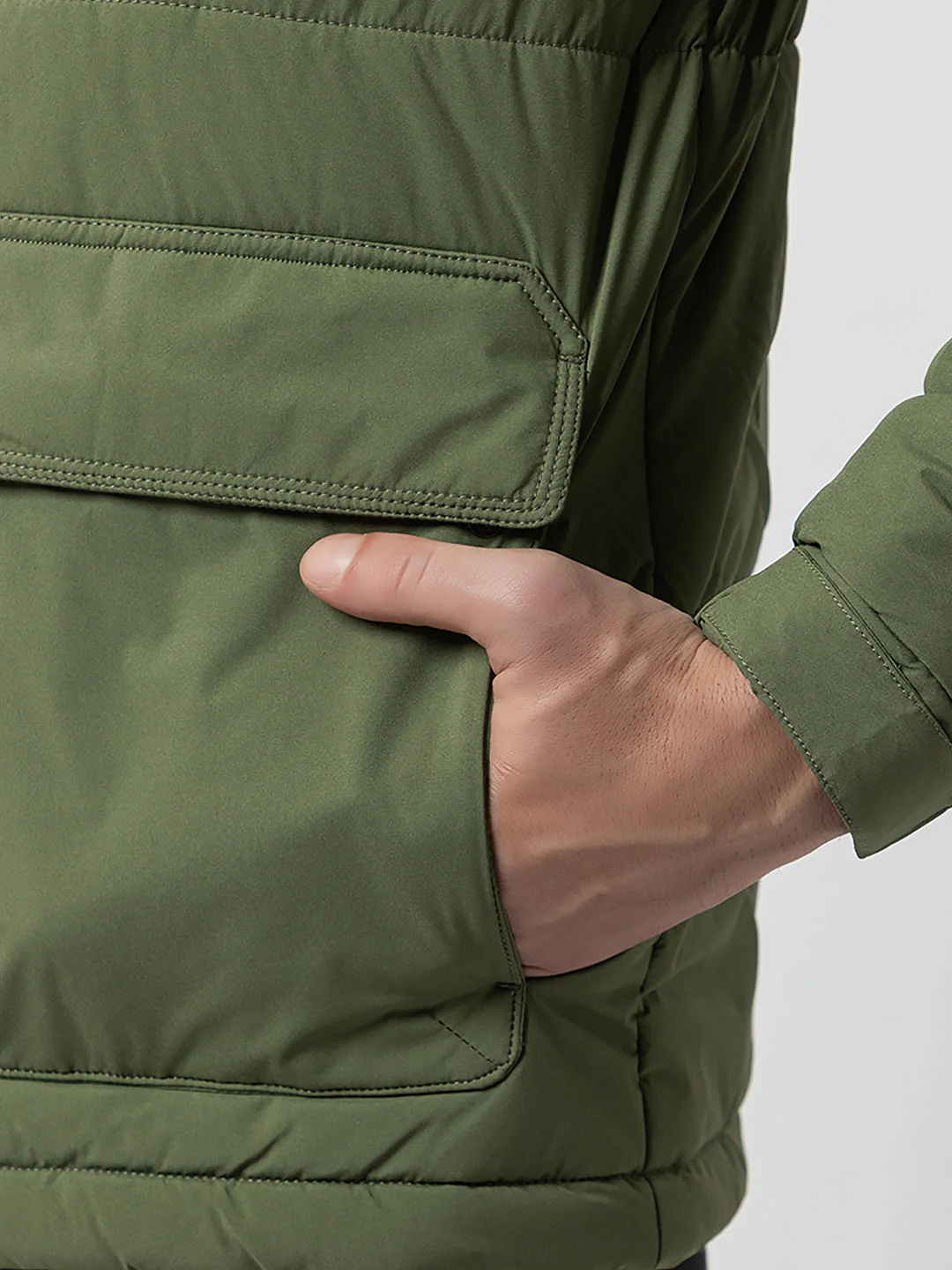 Men's Straight Biker Jacket - Image 5