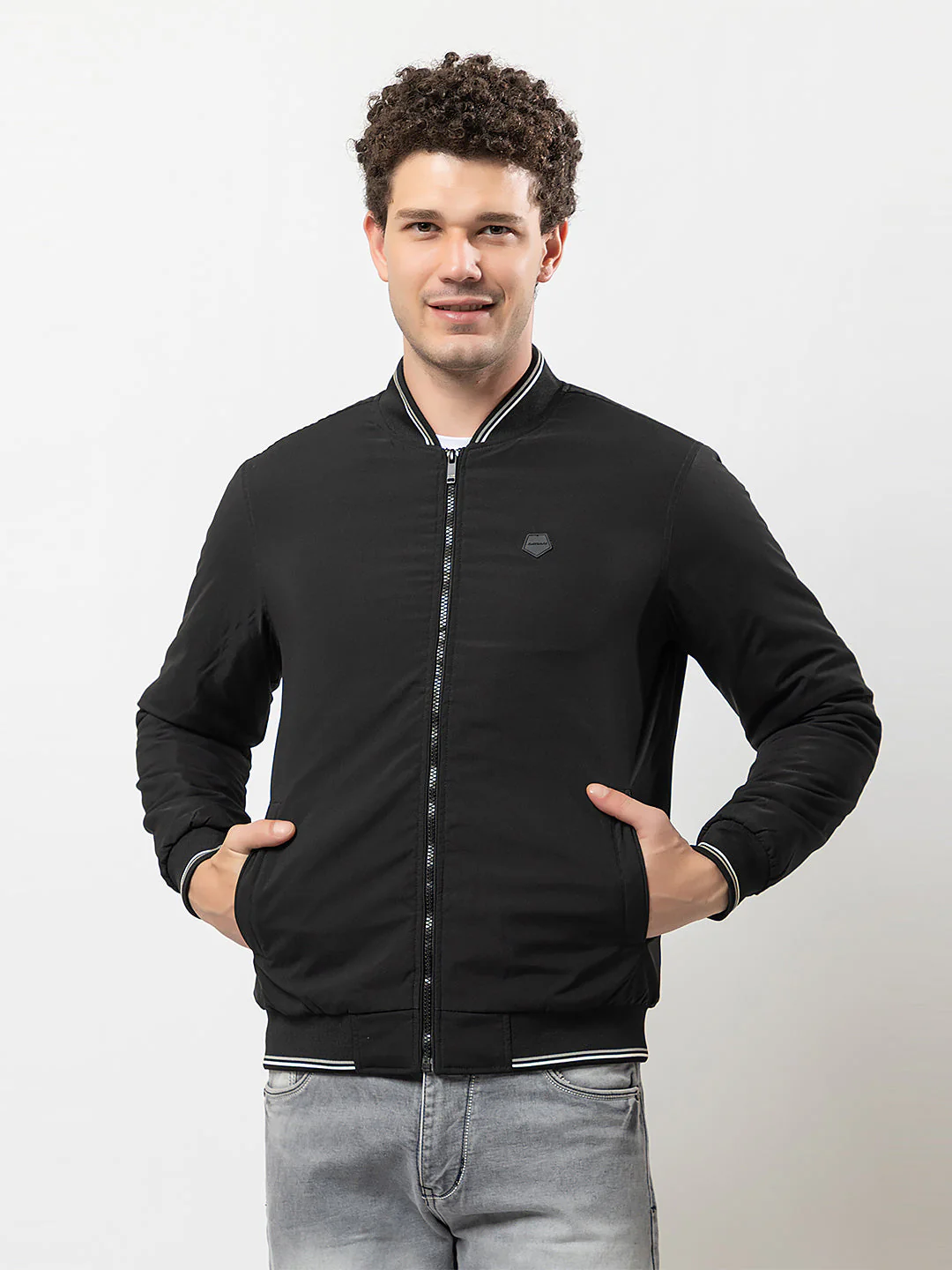 Men's Straight Zipper Jacket