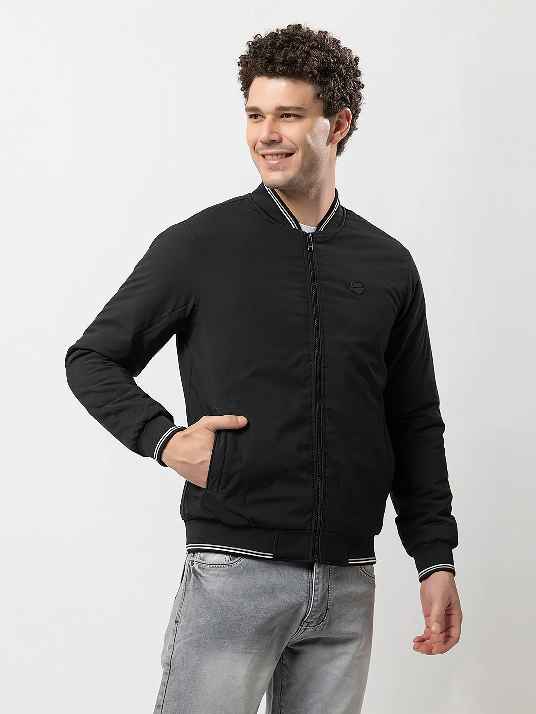 Men's Straight Zipper Jacket - Image 2