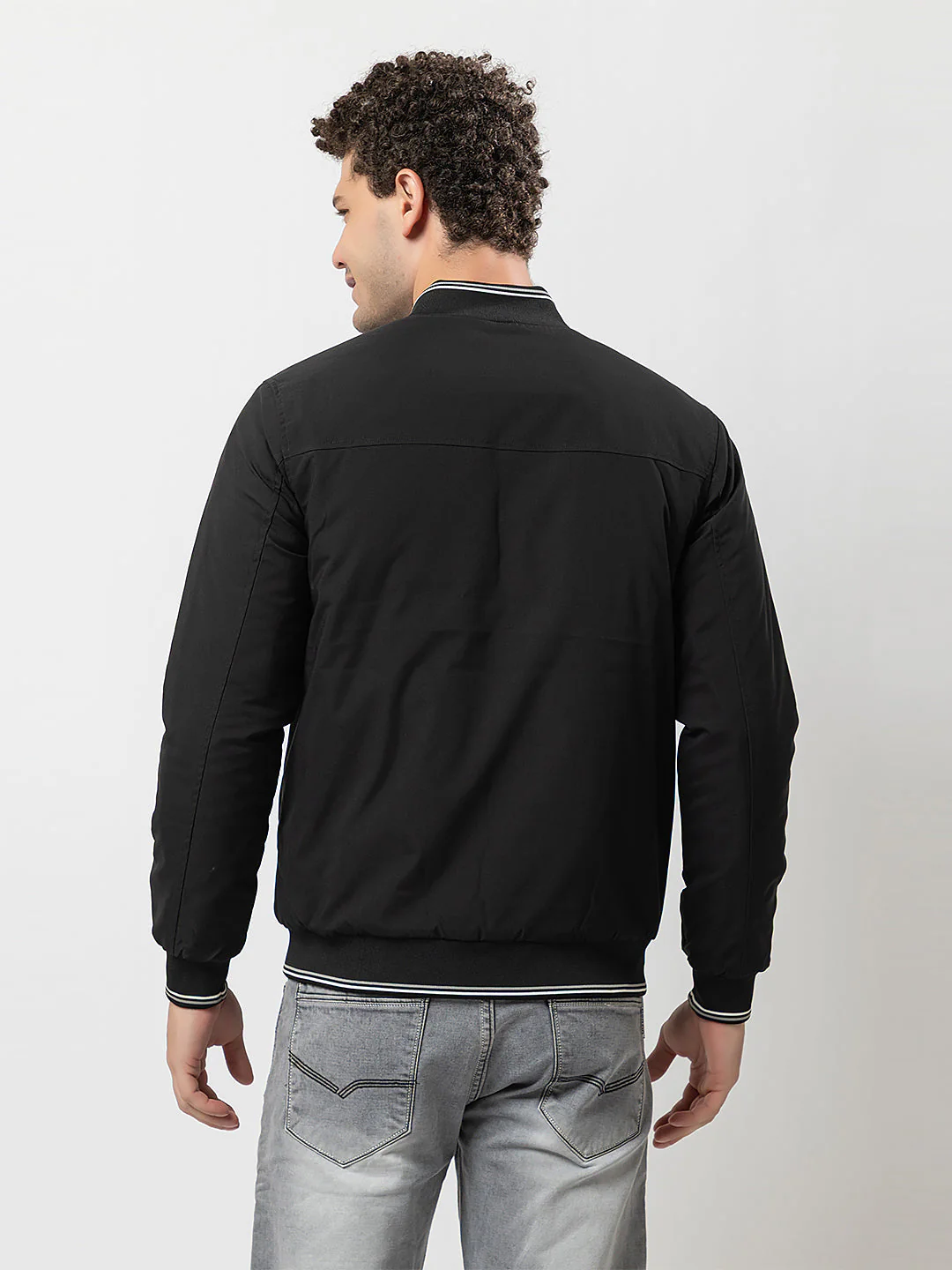 Men's Straight Zipper Jacket - Image 4