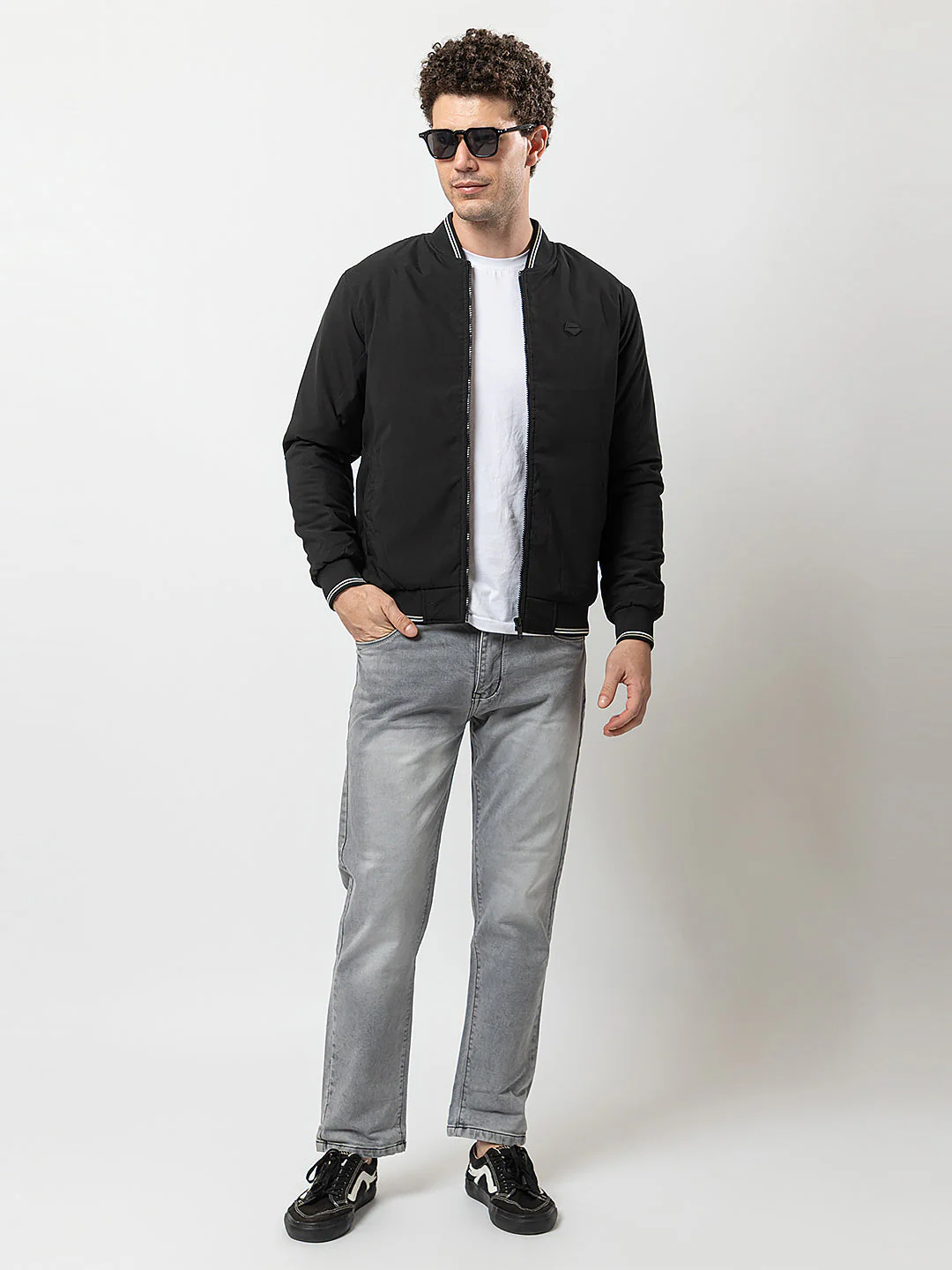 Men's Straight Zipper Jacket - Image 7