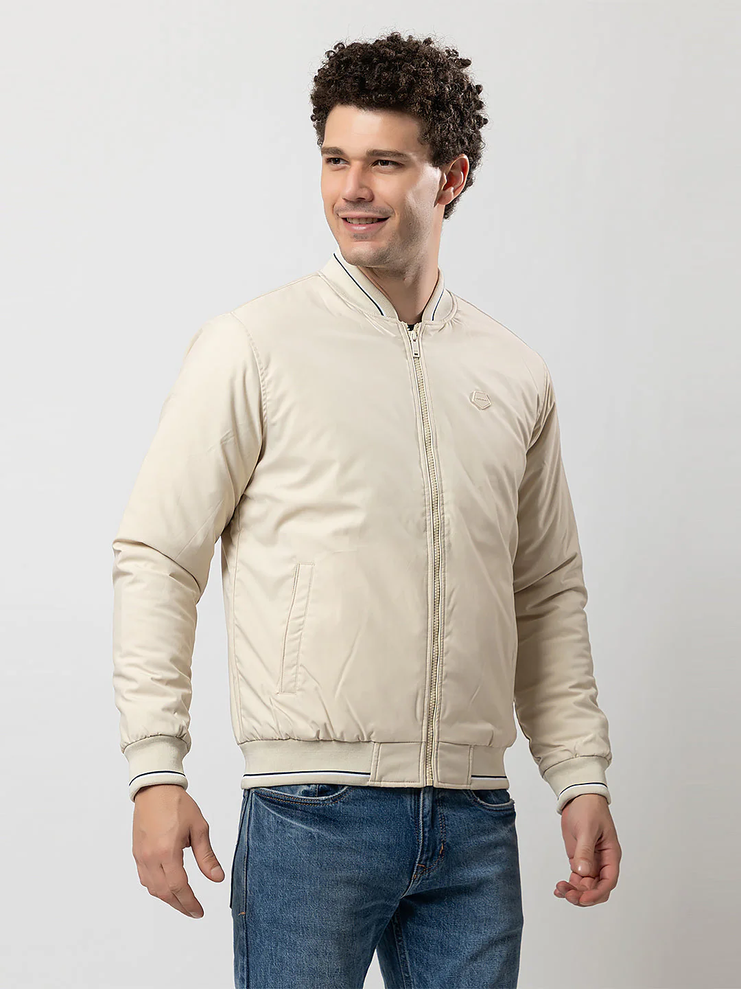Men's Straight Zipper Jacket - Image 2