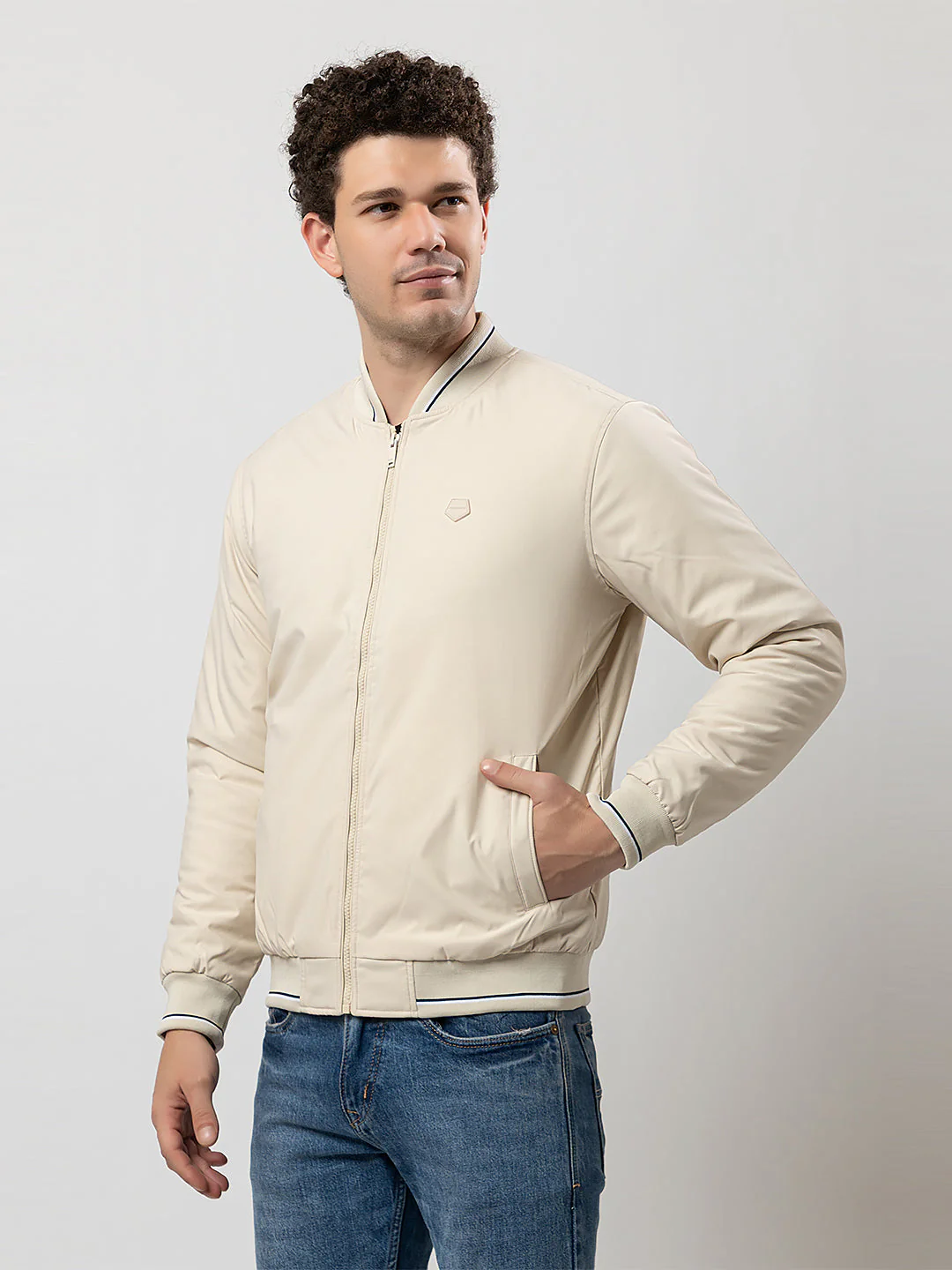 Men's Straight Zipper Jacket - Image 3