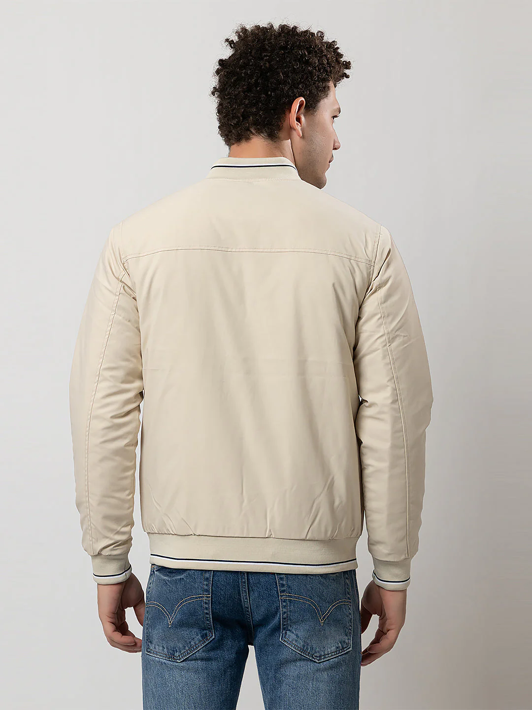 Men's Straight Zipper Jacket - Image 4