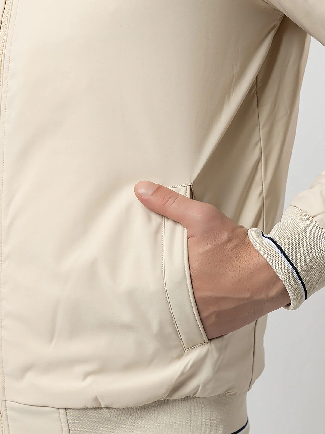Men's Straight Zipper Jacket - Image 5