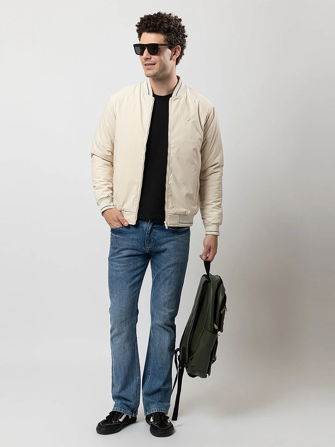Men's Straight Zipper Jacket - Image 6