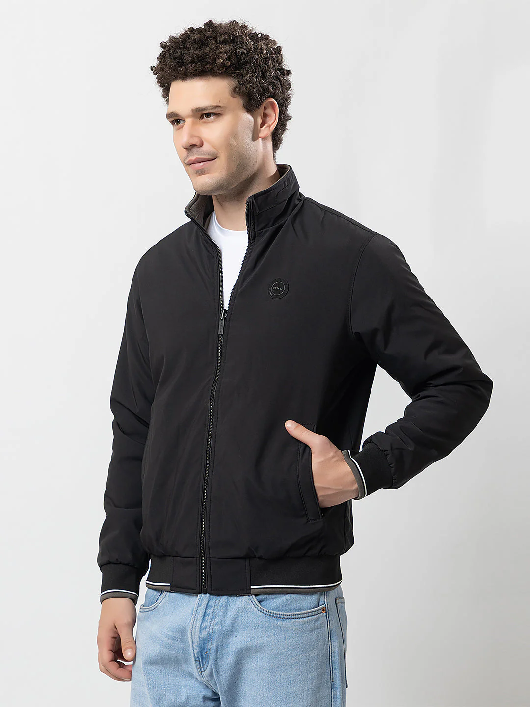 Men's Straight Zipper Jacket - Image 3