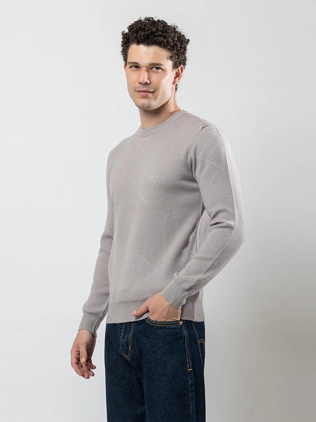 Men’s Trendy Winter Sweater - Image 3