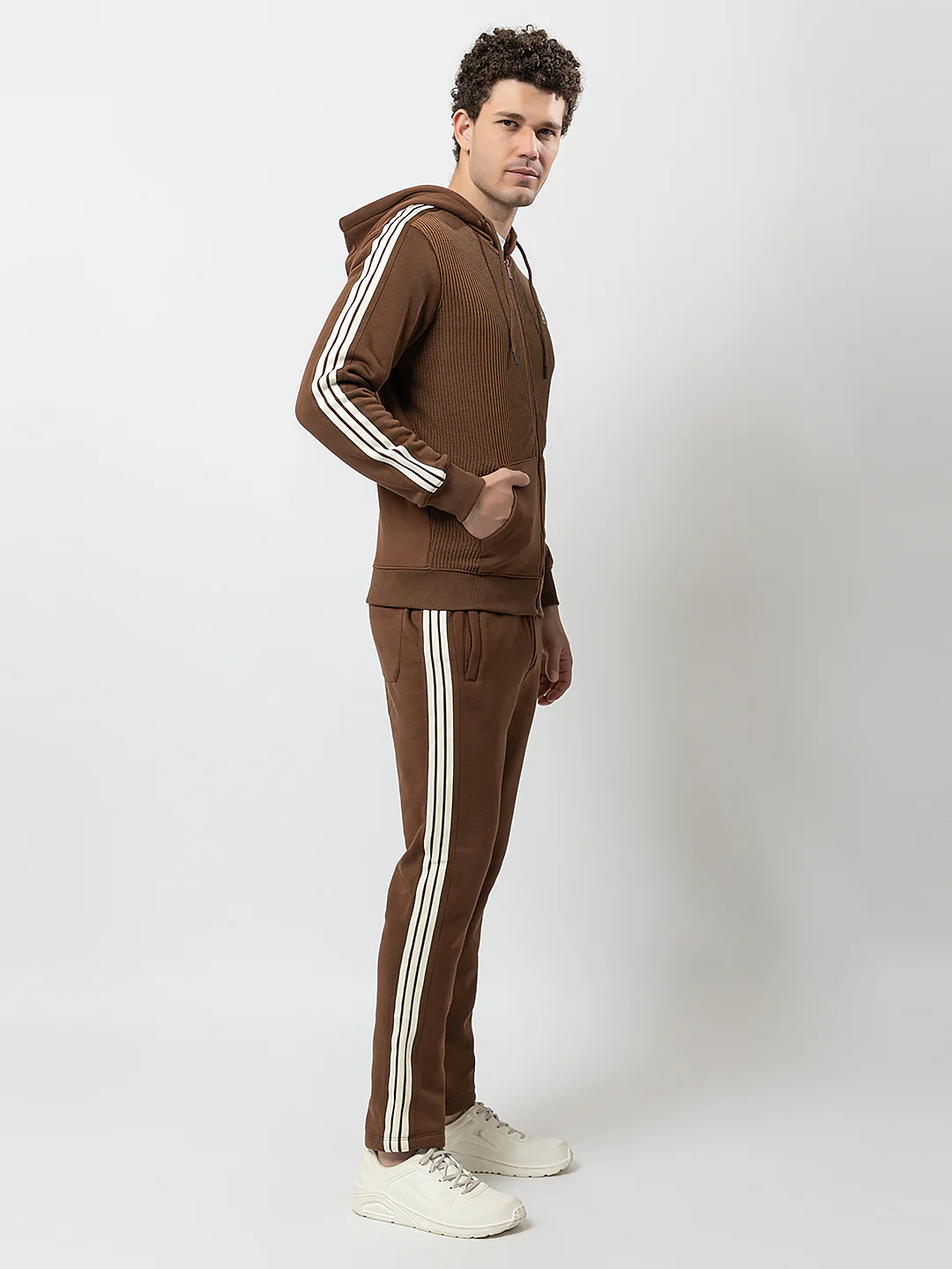 Men's Zipper Jogging Suit - Image 4