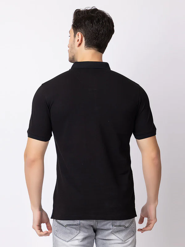Men's Horizontal-band Polo T-shirt - Image 8