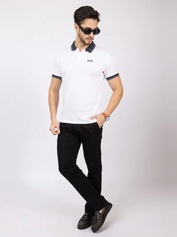 Men's Checked-print Collar Polo - Image 10
