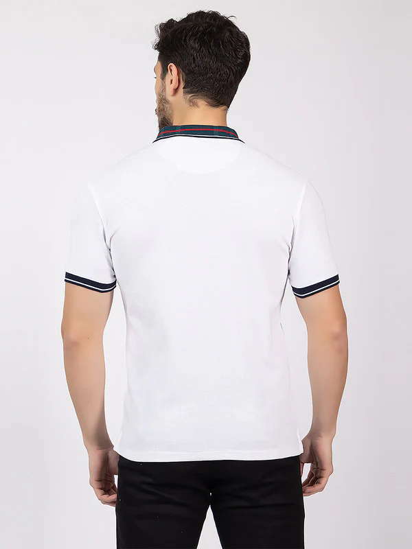Men's Checked-print Collar Polo - Image 12